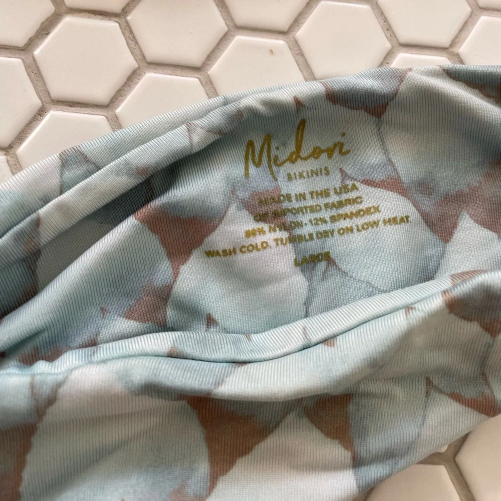 Midori Agave Bikini set. Top medium. Brayden bottoms large. - Picture 4 of 5